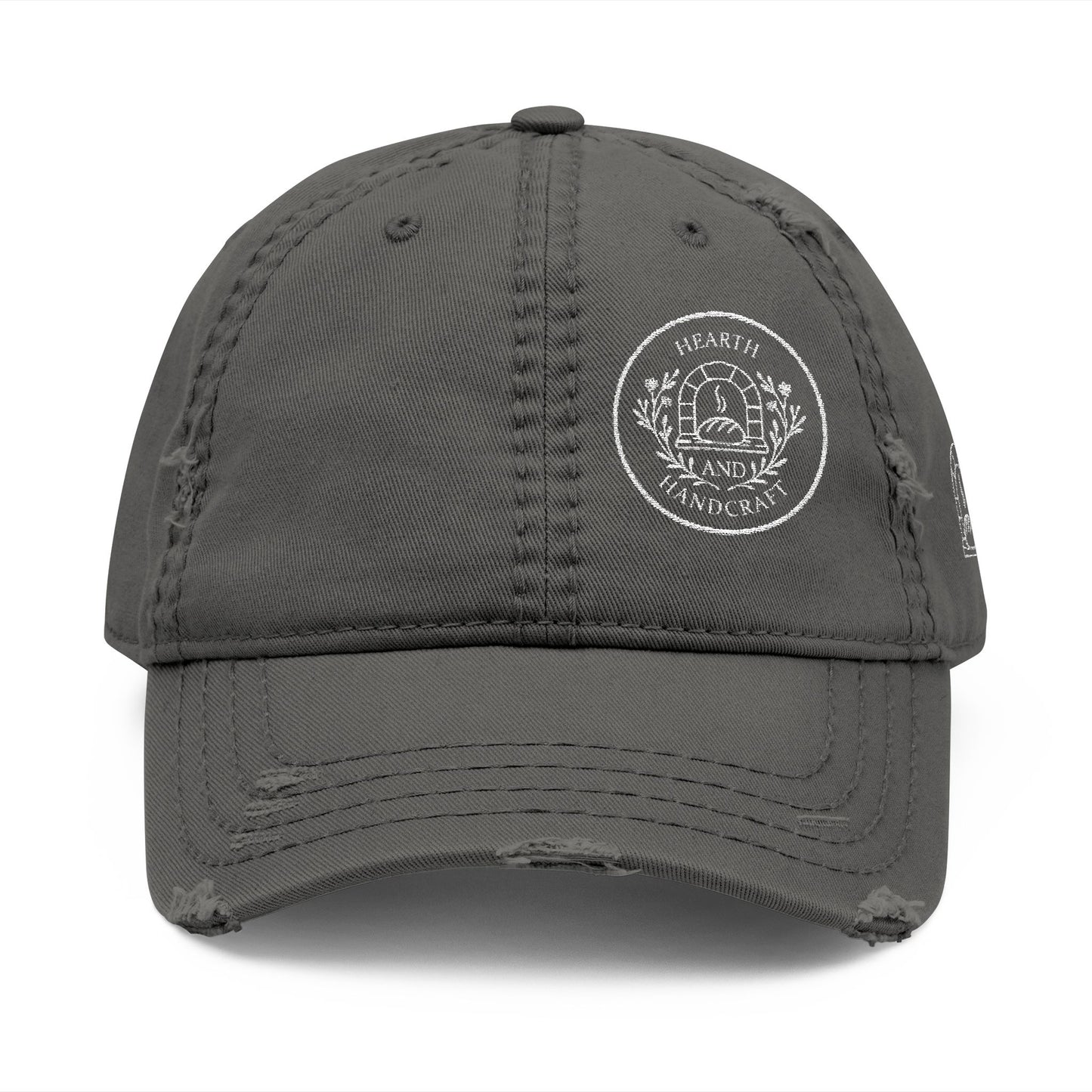 Hearth & Handcraft Vintage Logo Distressed Embroidered Dad Hat