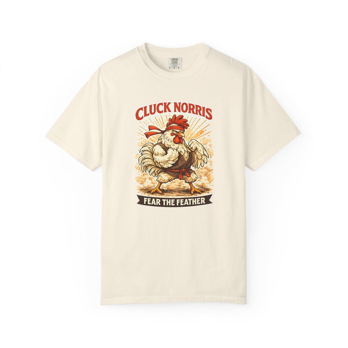 Cluck Norris "Fear the Feather" Graphic T-Shirt