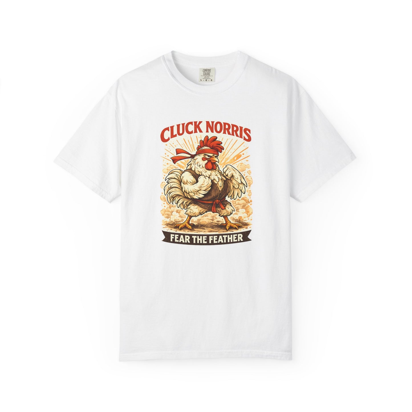 Cluck Norris "Fear the Feather" Graphic T-Shirt