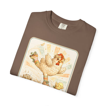 Catch Me If You Can Cluckers Vintage Skating Chicken Shirt