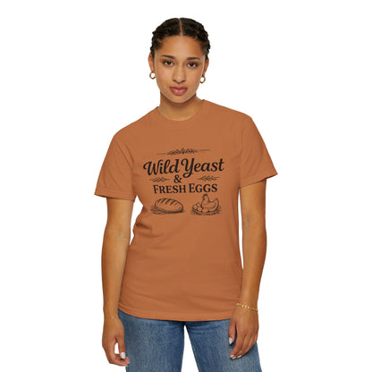 T-Shirt — Wild Yeast & Fresh Eggs Vintage Bakery Graphic Tee