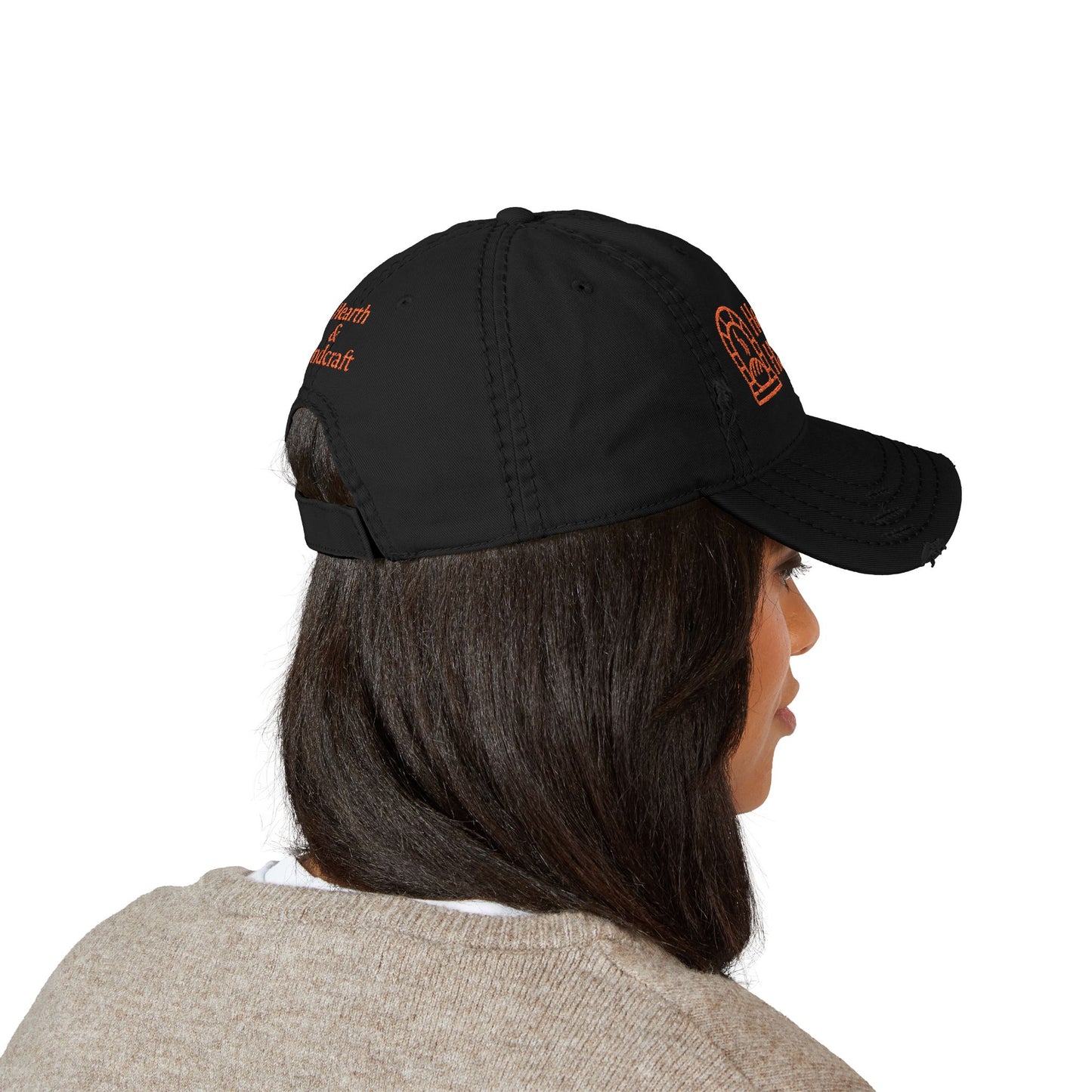 Hearth & Handcraft Vintage Logo Yam Distressed Embroidered Dad Hat