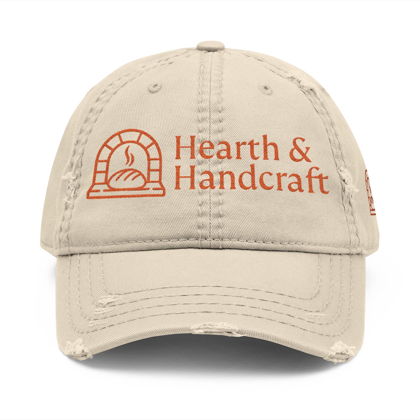Hearth & Handcraft Vintage Logo Yam Distressed Embroidered Dad Hat