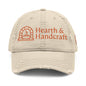 Hearth & Handcraft Vintage Logo Yam Distressed Embroidered Dad Hat