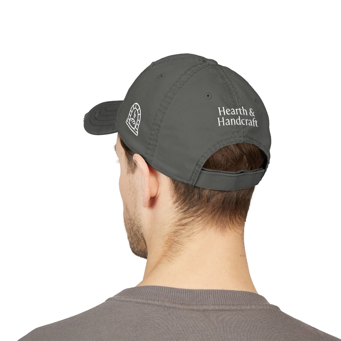 Hearth & Handcraft Vintage Logo Yam Distressed Embroidered Dad Hat