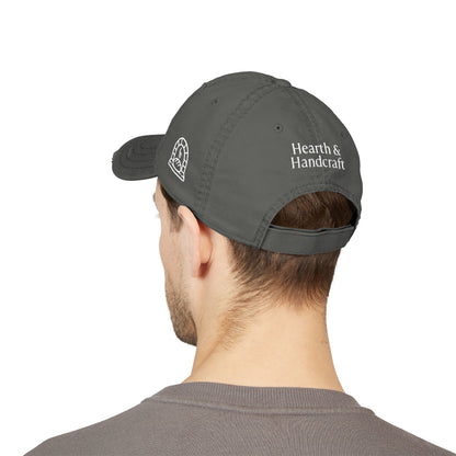 Hearth & Handcraft Vintage Logo Yam Distressed Embroidered Dad Hat