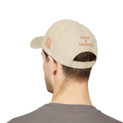 Hearth & Handcraft Vintage Logo Yam Distressed Embroidered Dad Hat