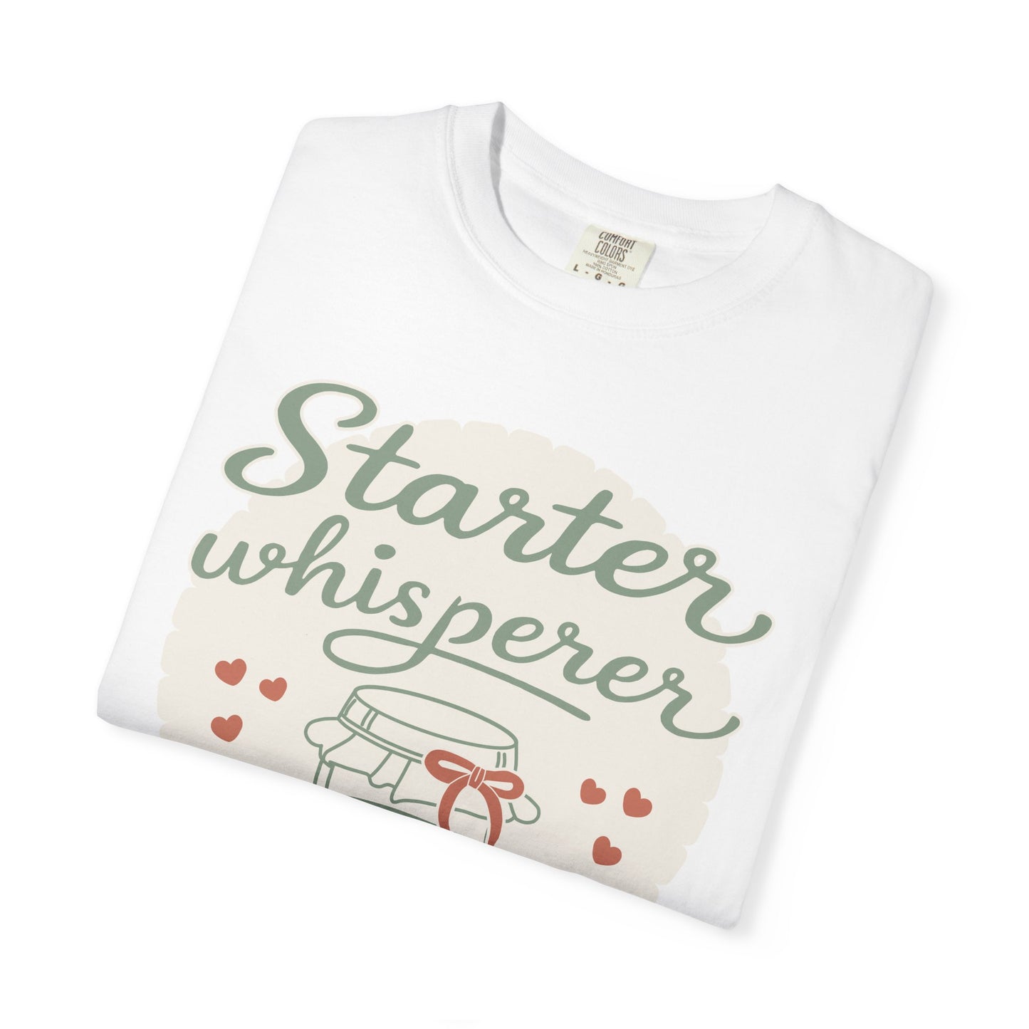 Starter Whisperer T-Shirt — Cute Mason Jar Fermentation Tee for Home Canning & Kombucha Lovers