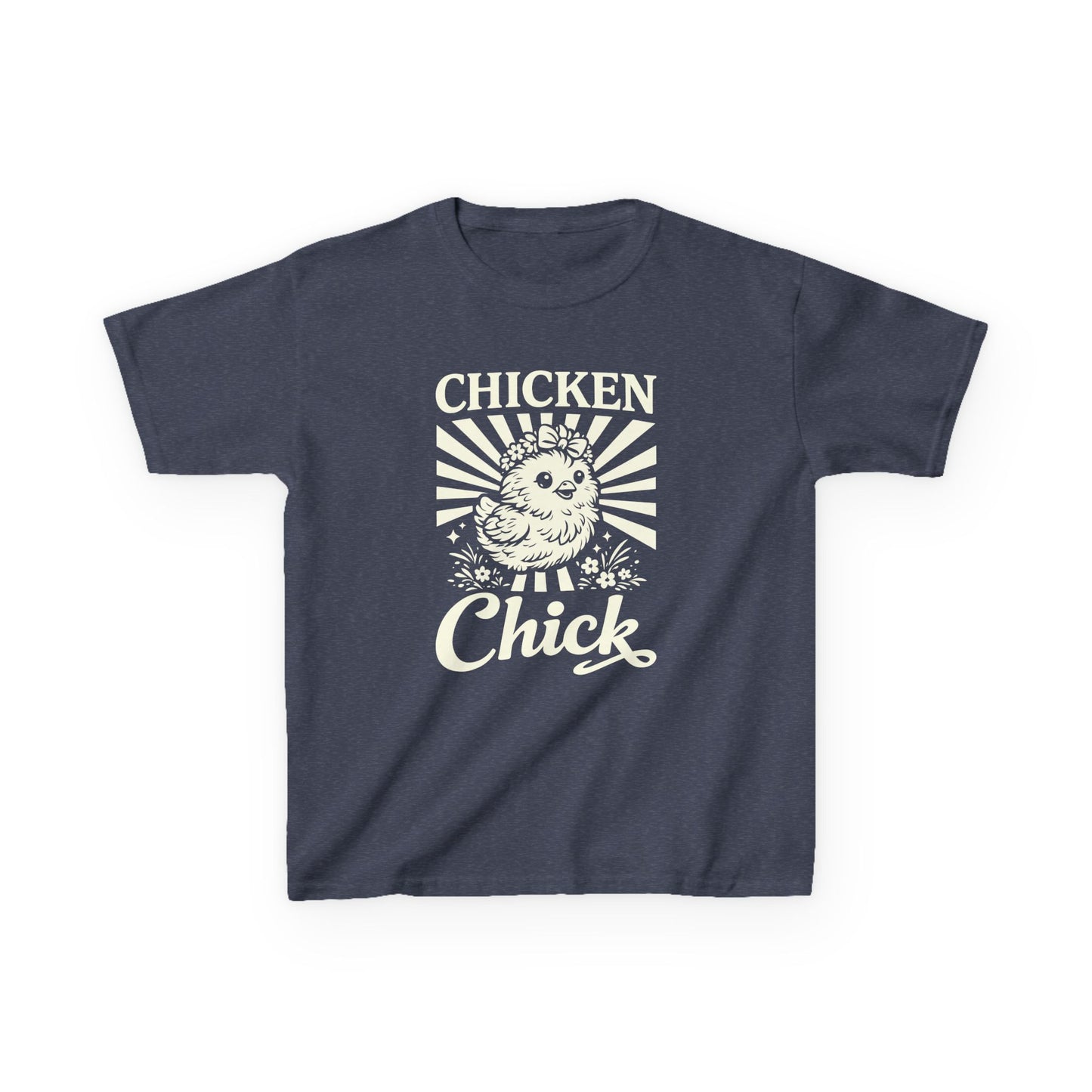 Kids T-Shirt — "Chicken Chick" Cute Retro Chick Tee for Children
