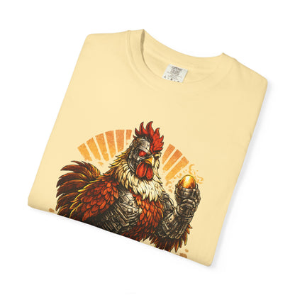 Roostinator Rooster T-Shirt — "I'll Be Bawk" Vintage Farm Animal Tee