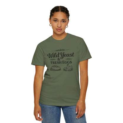 T-Shirt — Wild Yeast & Fresh Eggs Vintage Bakery Graphic Tee
