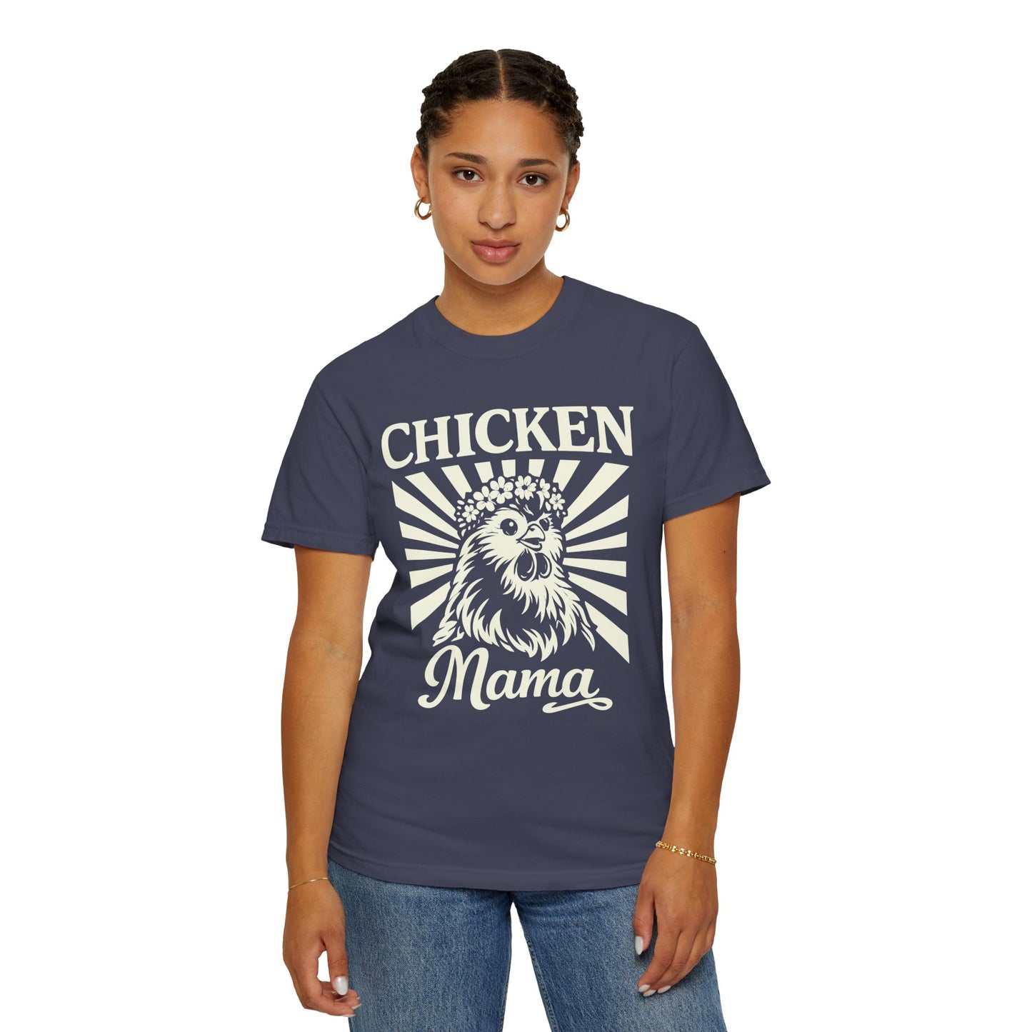 Chicken Mama T-Shirt — Retro Hen Farm Mom Tee