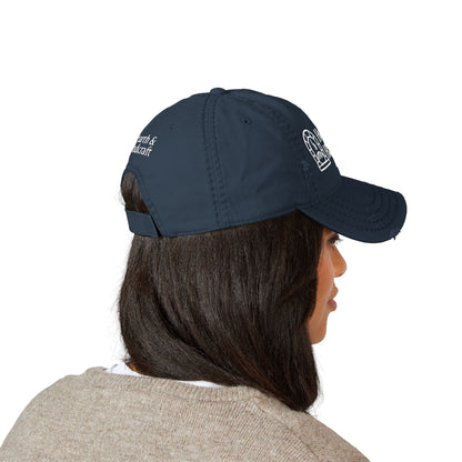 Hearth & Handcraft Vintage Logo Yam Distressed Embroidered Dad Hat