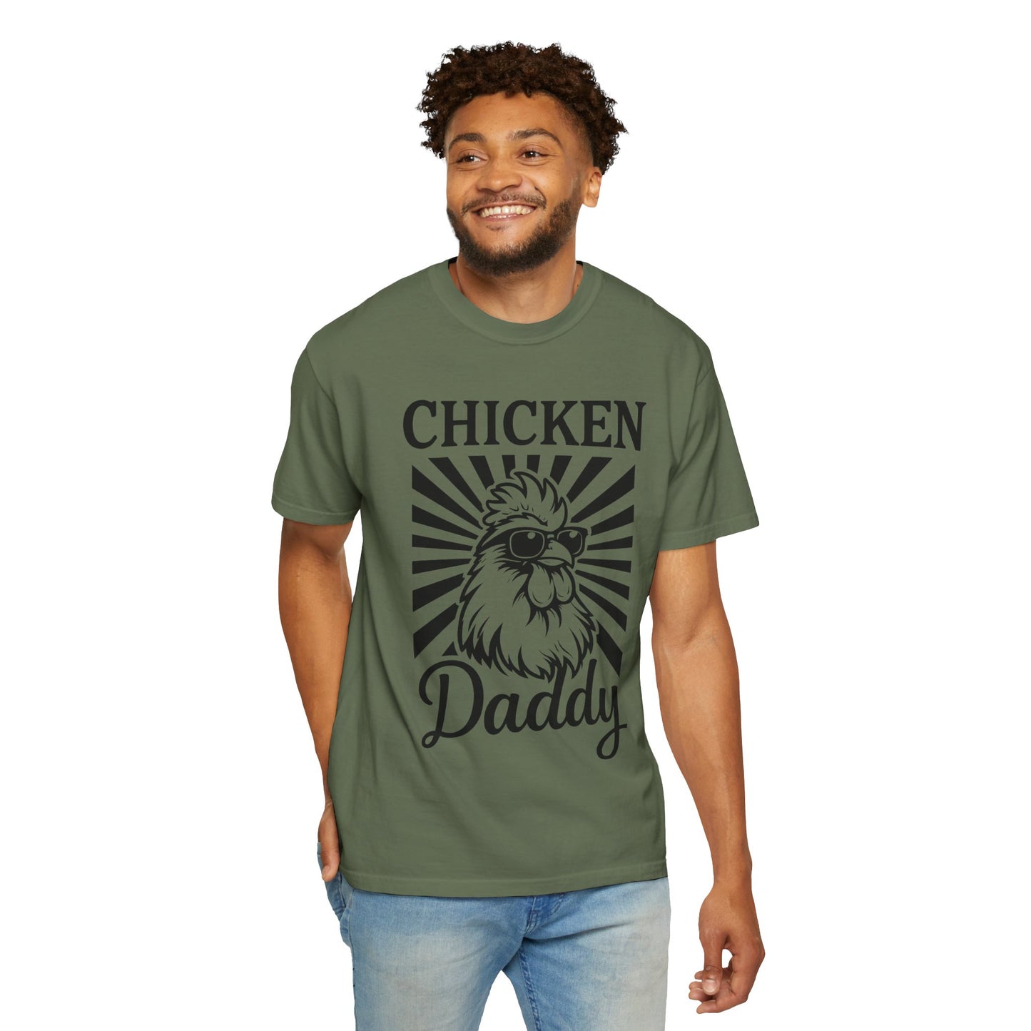 Chicken Daddy T-Shirt — Cool Rooster Graphic Tee for Poultry Lovers