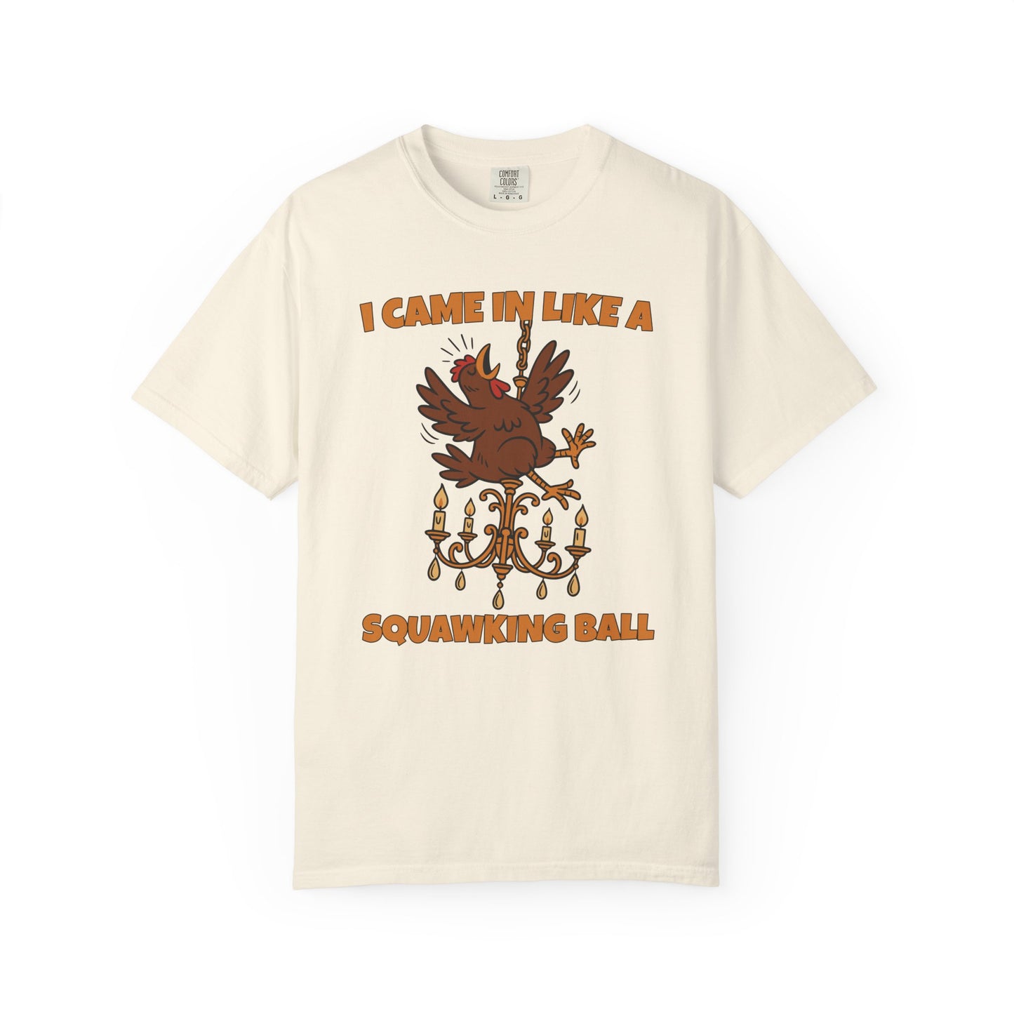 Squawking Ball Chicken Shirt – Funny Poultry