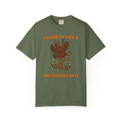 Squawking Ball Chicken Shirt – Funny Poultry