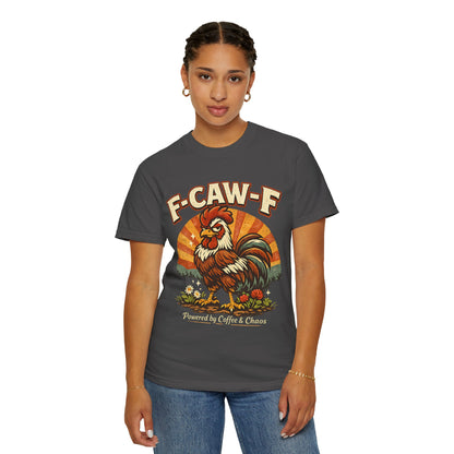 F‑CAW‑F Vintage Chicken Shirt Funny Rooster Tee for Homesteaders & Chicken Keepers