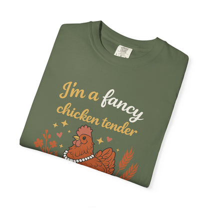Funny Chicken T-Shirt — "I'm a Fancy Chicken Tender" Farm Animal Tee