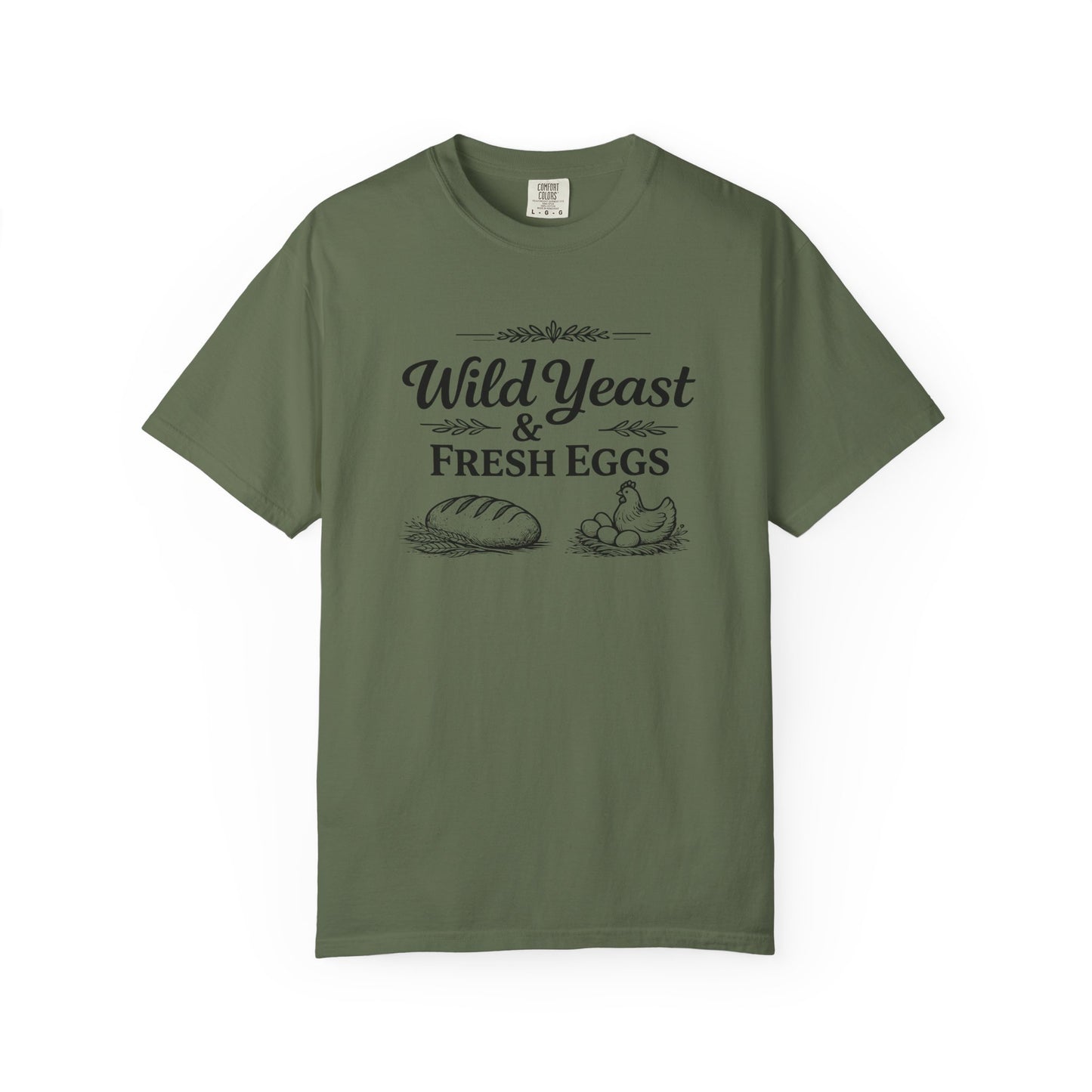 T-Shirt — Wild Yeast & Fresh Eggs Vintage Bakery Graphic Tee