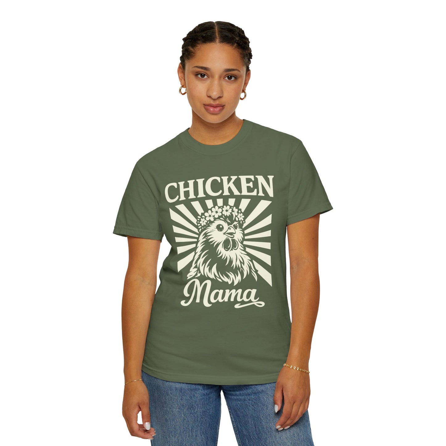 Chicken Mama T-Shirt — Retro Hen Farm Mom Tee