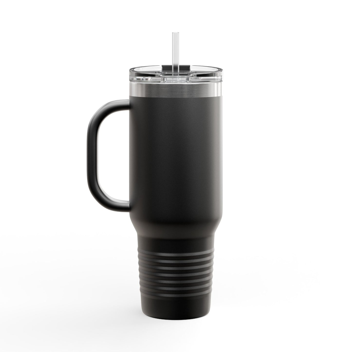 40oz Insulated Travel Mug — "Knead, Rest, Repeat" Baking Quote Tumbler