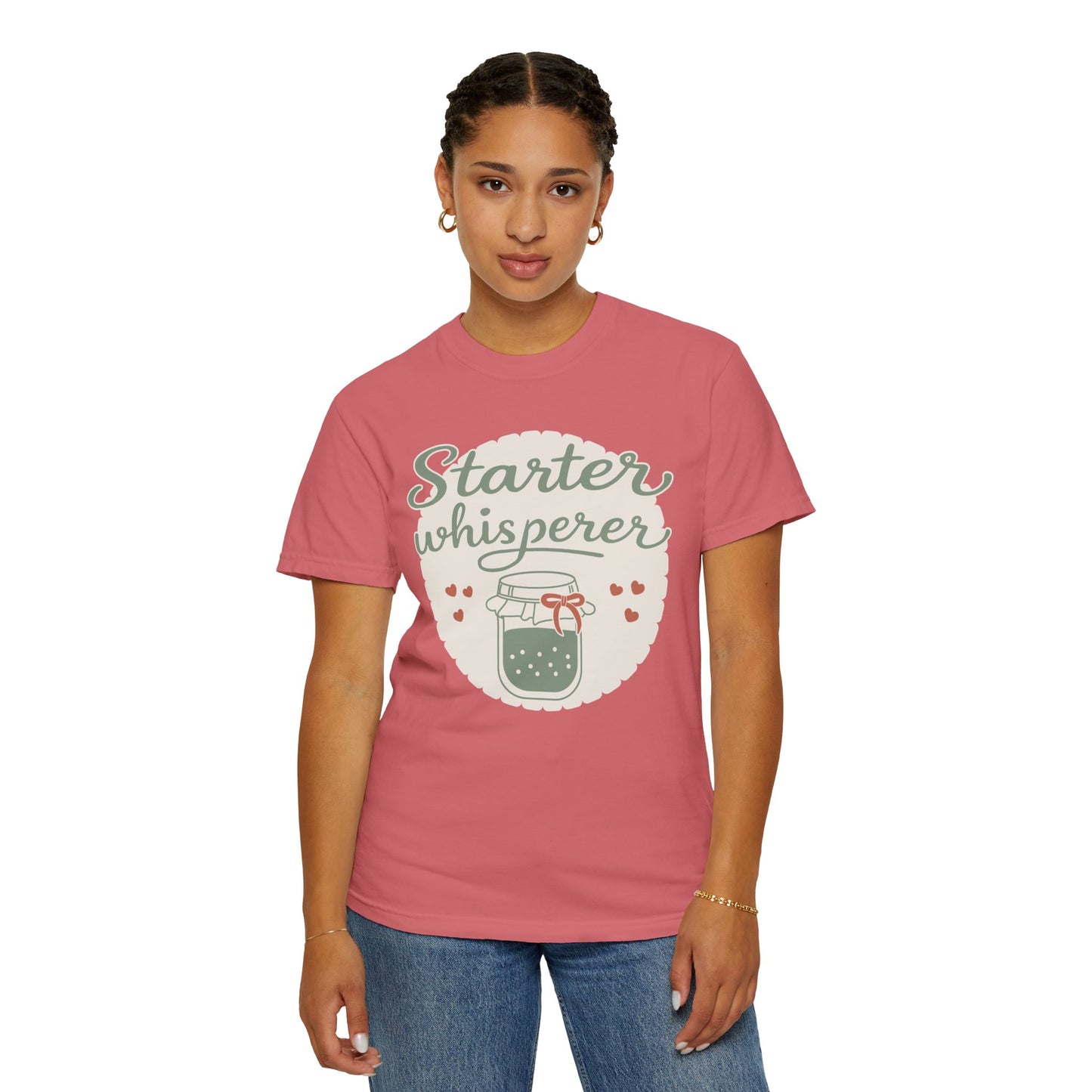 Starter Whisperer T-Shirt — Cute Mason Jar Fermentation Tee for Home Canning & Kombucha Lovers