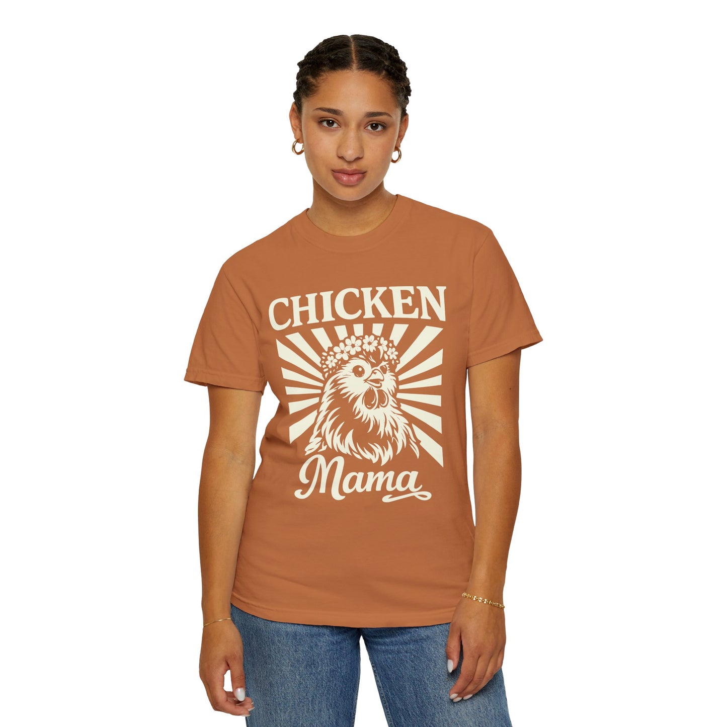 Chicken Mama T-Shirt — Retro Hen Farm Mom Tee