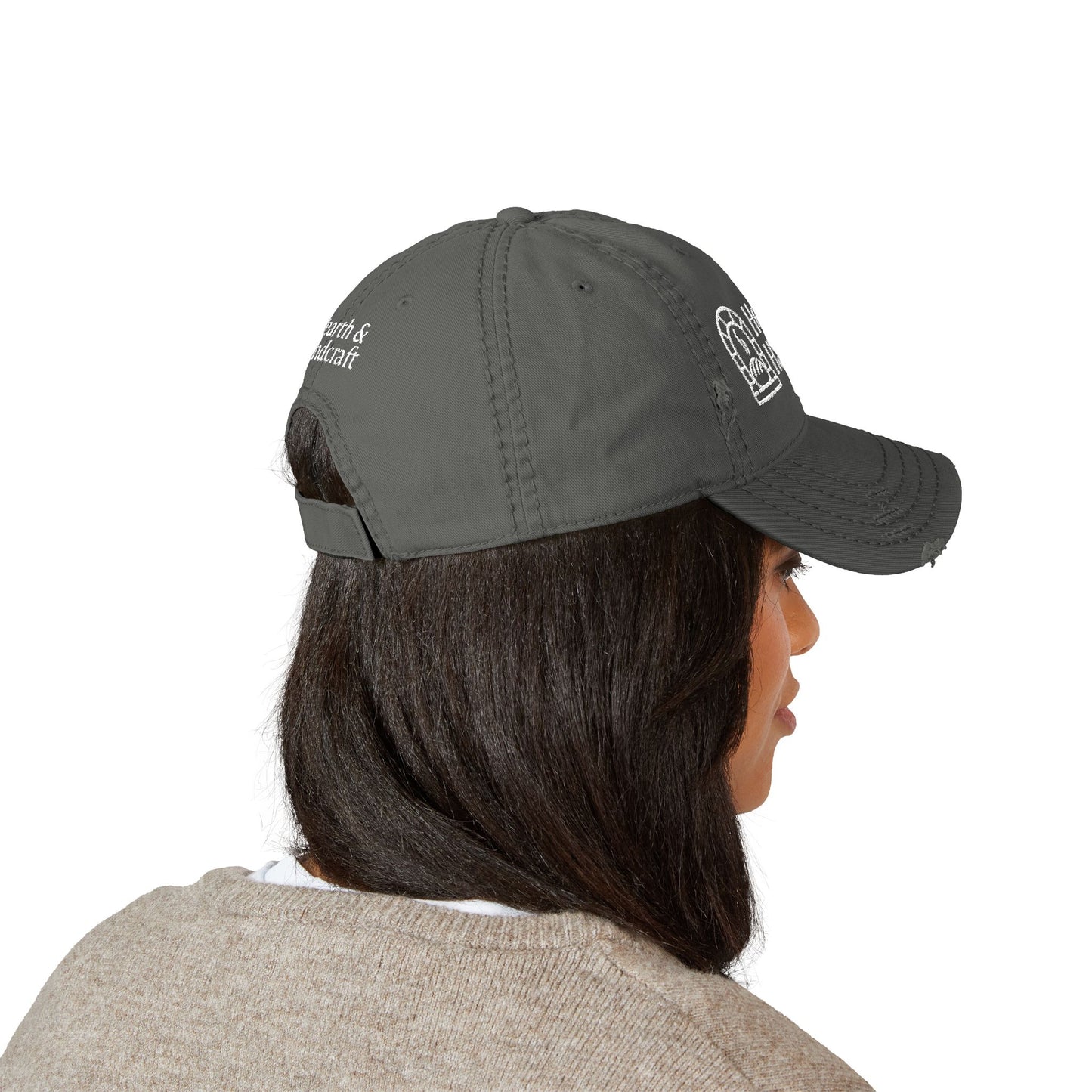 Hearth & Handcraft Vintage Logo Yam Distressed Embroidered Dad Hat