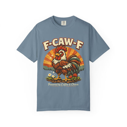 F‑CAW‑F Vintage Chicken Shirt Funny Rooster Tee for Homesteaders & Chicken Keepers