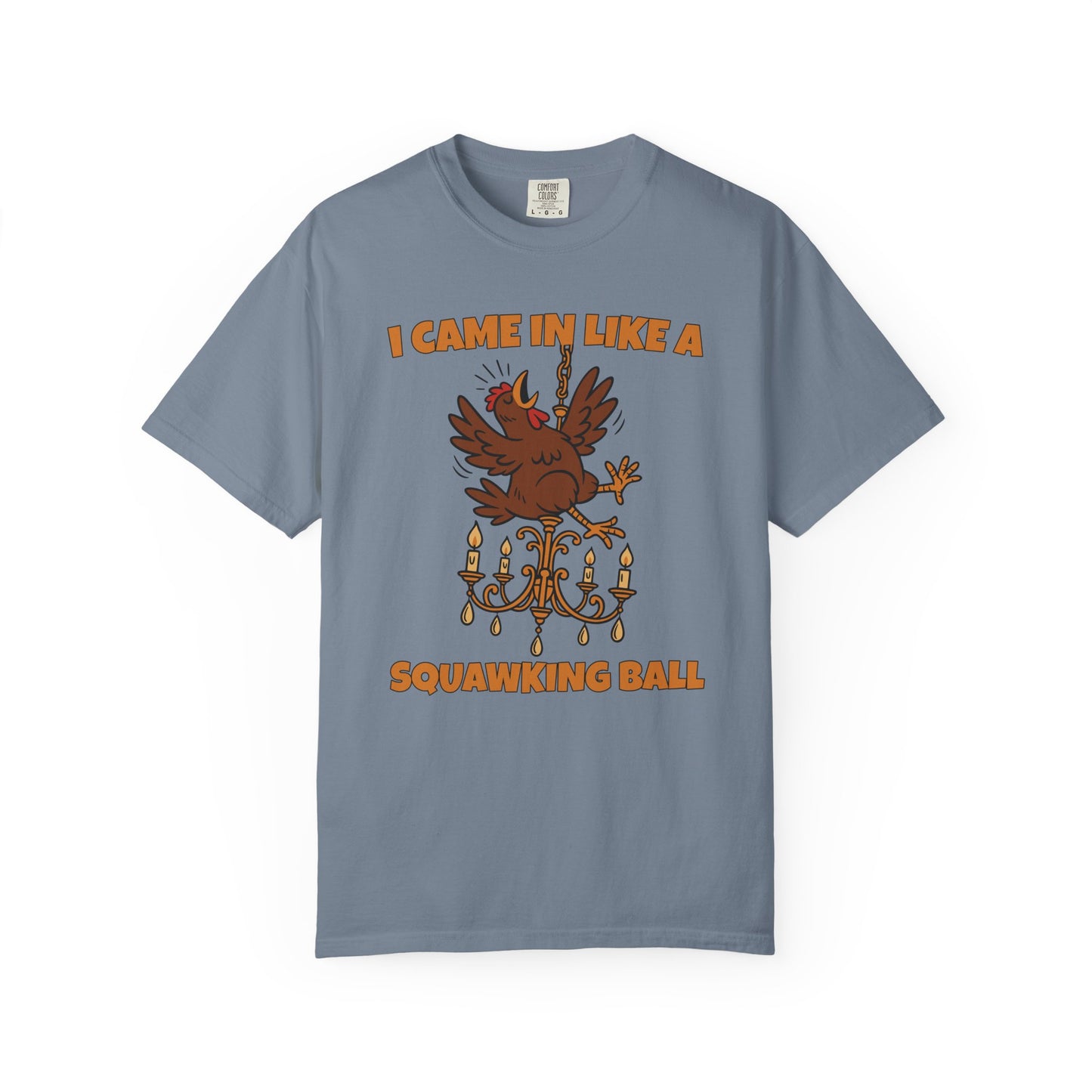 Squawking Ball Chicken Shirt – Funny Poultry