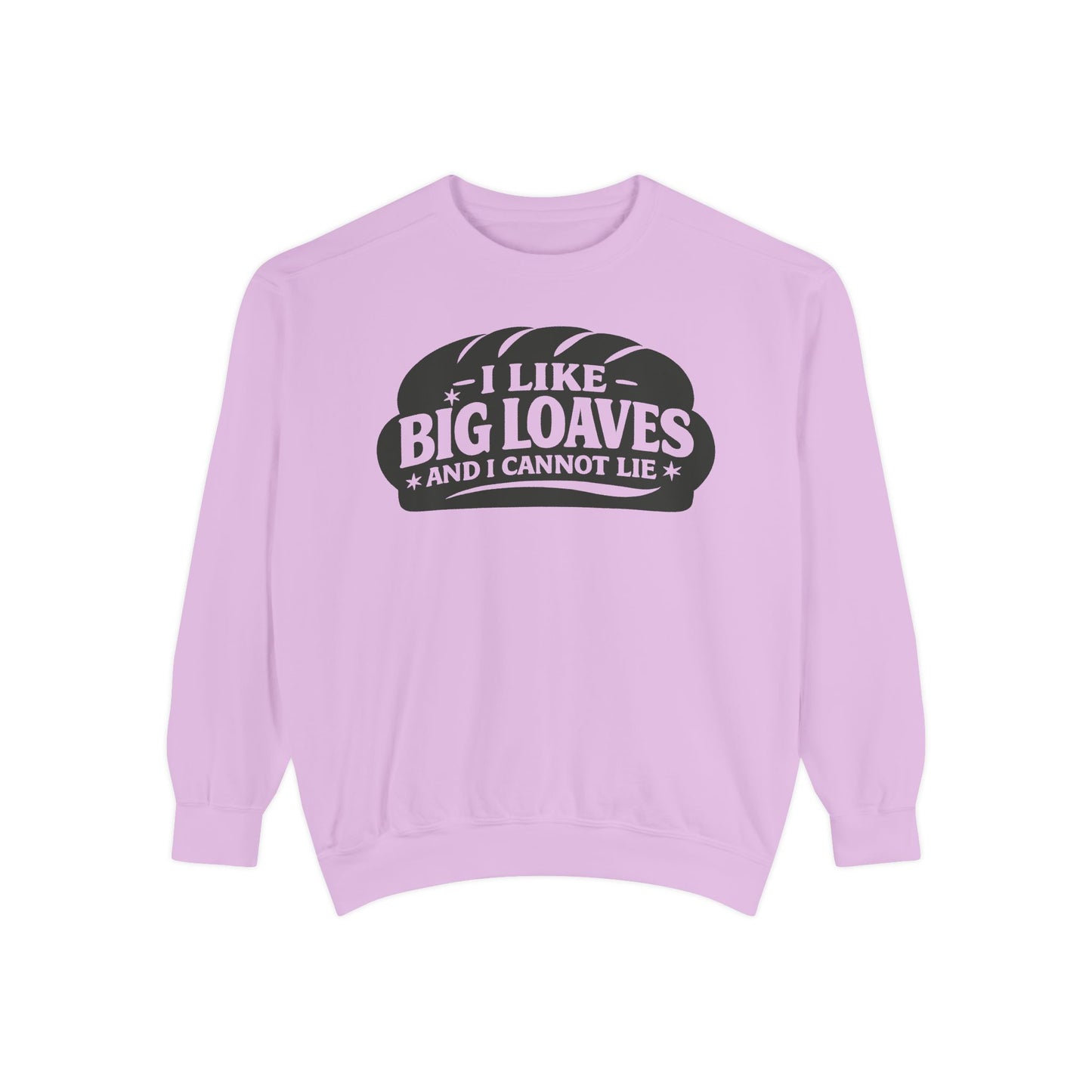 Bread Lover Sweatshirt – "I Like Big Loaves and I Cannot Lie" Cozy Graphic Crewneck