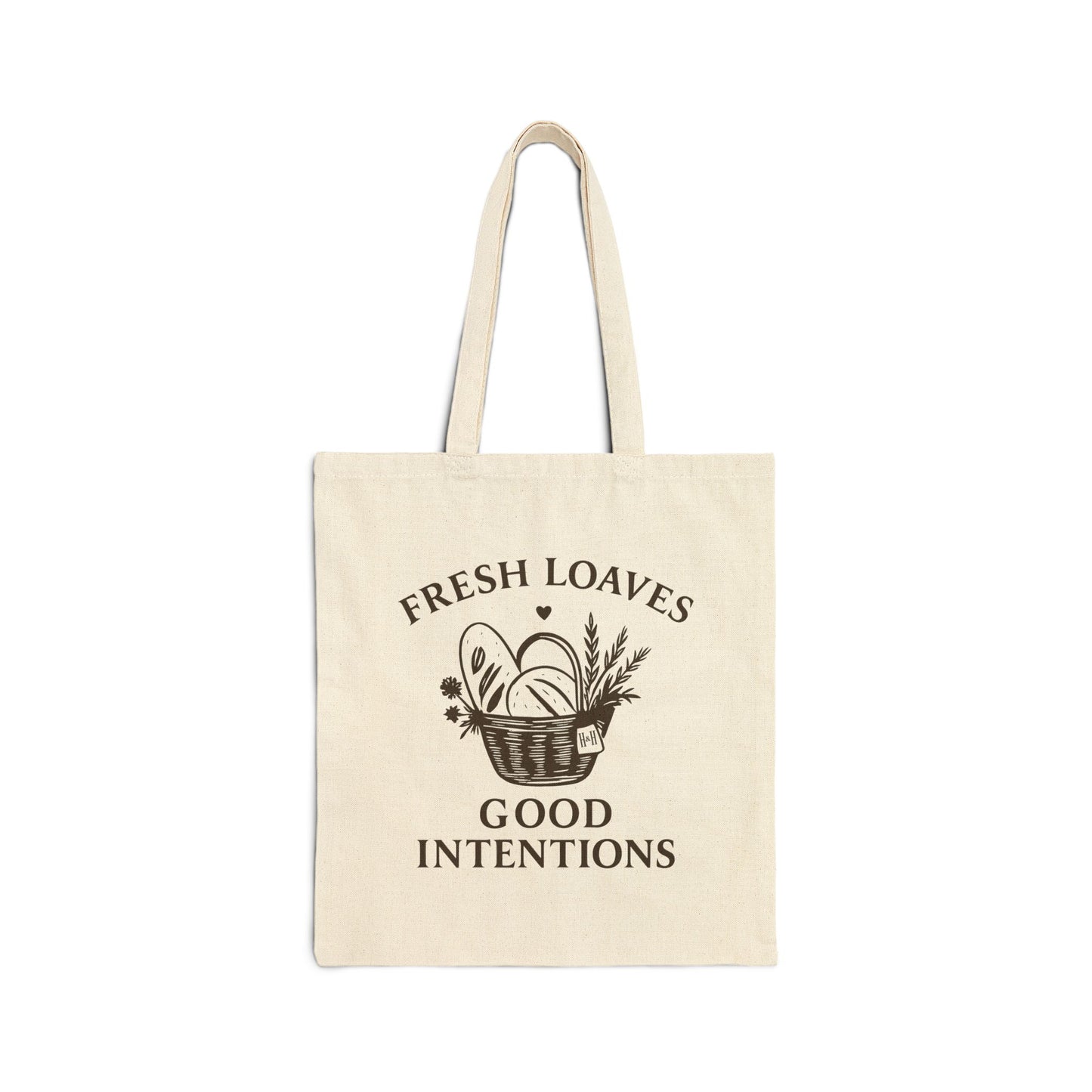 Fresh Loaves, Good Intentions Canvas Market Tote