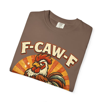 F‑CAW‑F Vintage Chicken Shirt Funny Rooster Tee for Homesteaders & Chicken Keepers