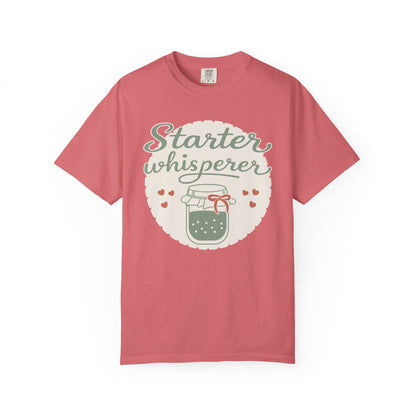 Starter Whisperer T-Shirt — Cute Mason Jar Fermentation Tee for Home Canning & Kombucha Lovers