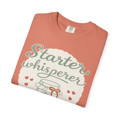 Starter Whisperer T-Shirt — Cute Mason Jar Fermentation Tee for Home Canning & Kombucha Lovers