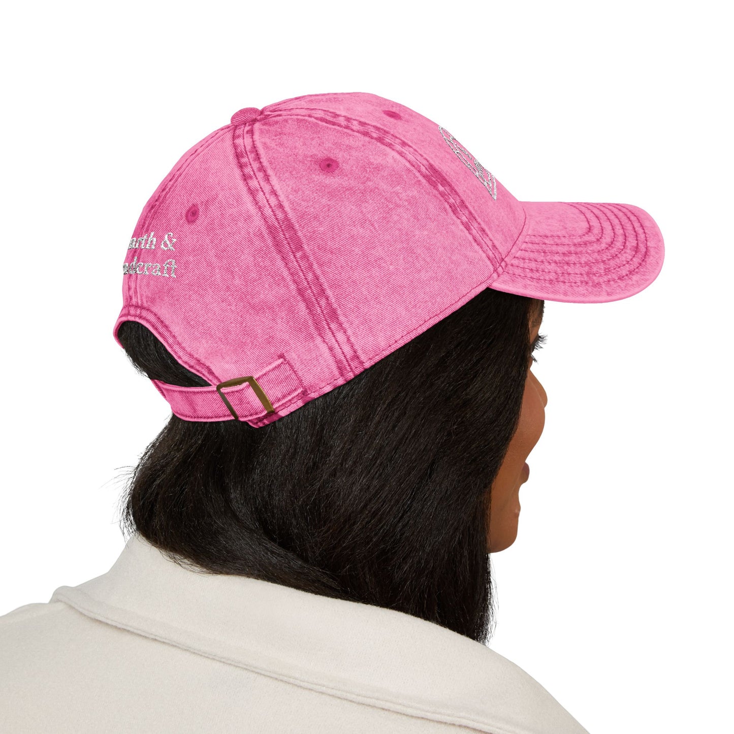 Embroidered Vintage Cap — Hearth & Handcraft Logo
