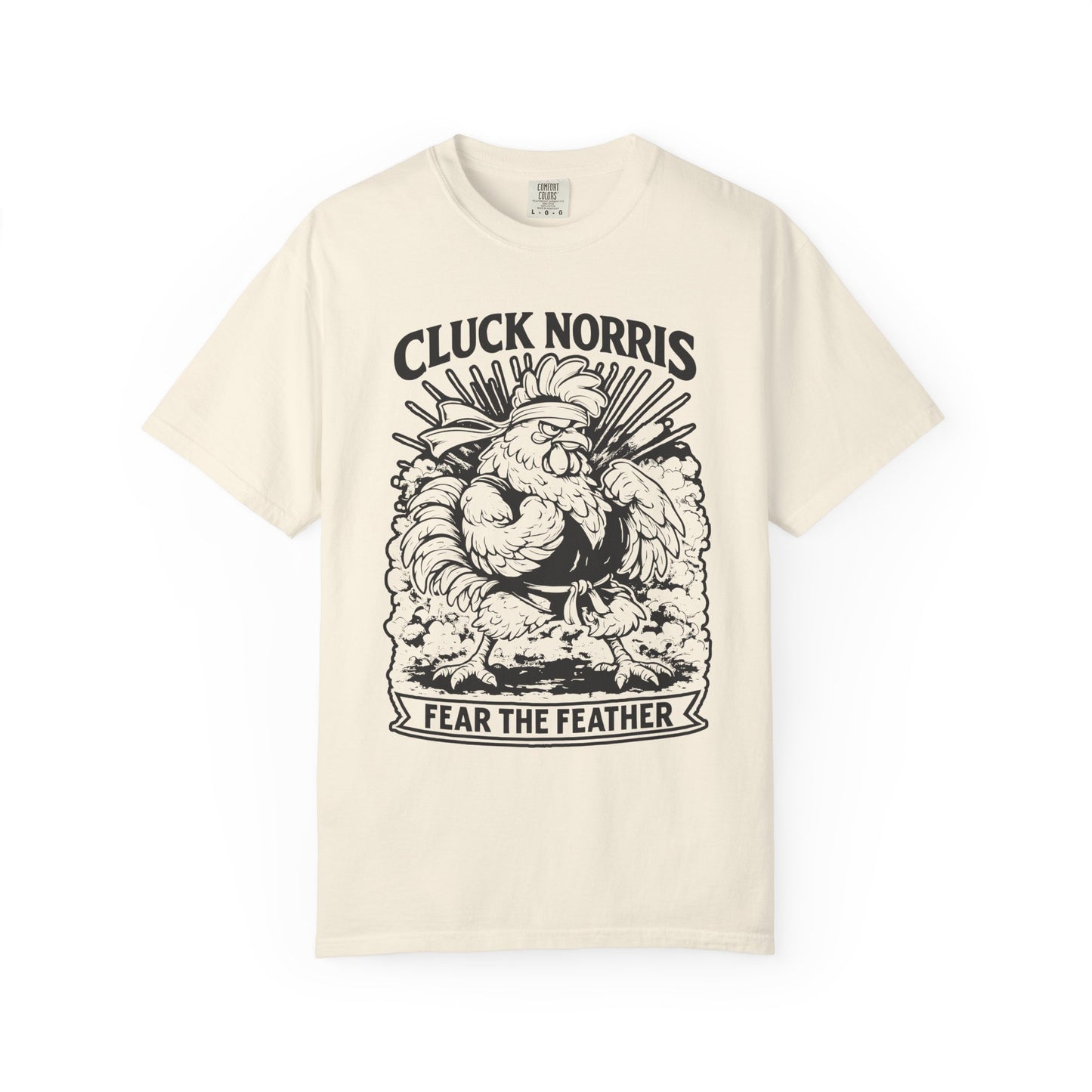 Cluck Norris Fear the Feather Chicken Humor