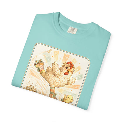 Catch Me If You Can Cluckers Vintage Skating Chicken Shirt