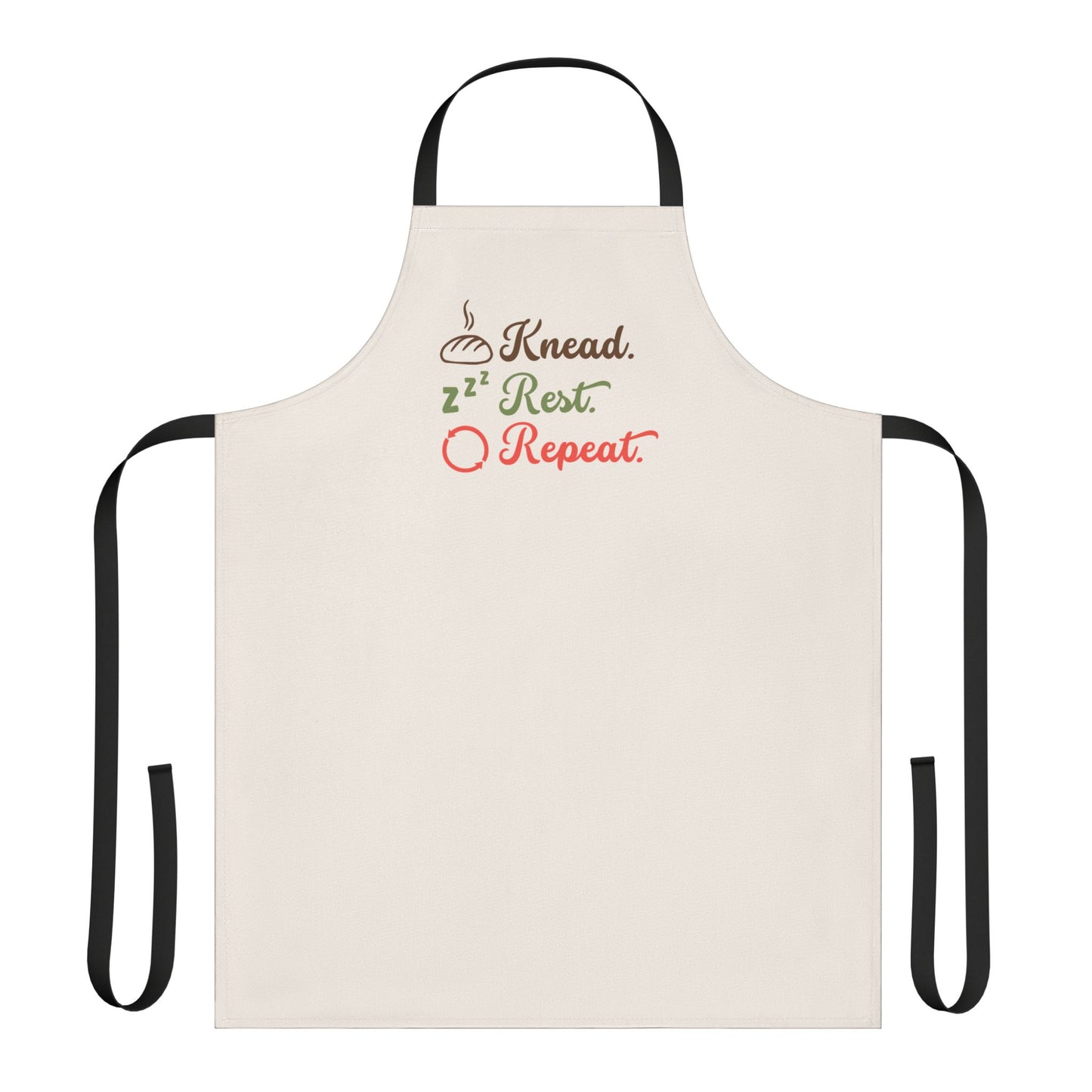 Apron - "Knead. Rest. Repeat." Baking Apron for Bakers & Home Cooks