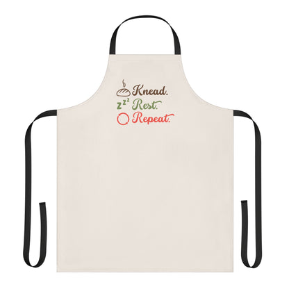 Apron - "Knead. Rest. Repeat." Baking Apron for Bakers & Home Cooks