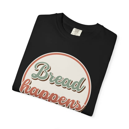 Bread Happens T-Shirt — Vintage Sage & Terracotta Baker Tee