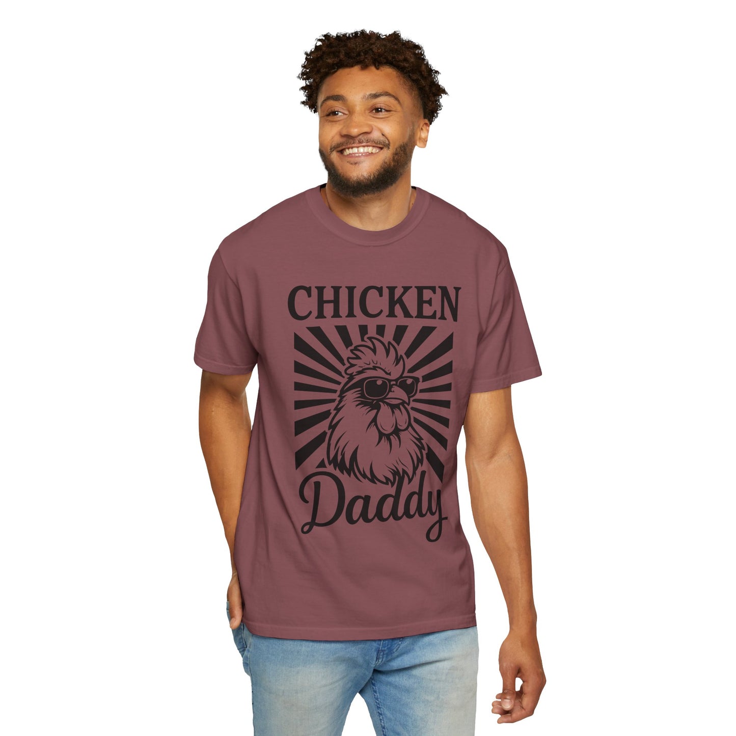 Chicken Daddy T-Shirt — Cool Rooster Graphic Tee for Poultry Lovers