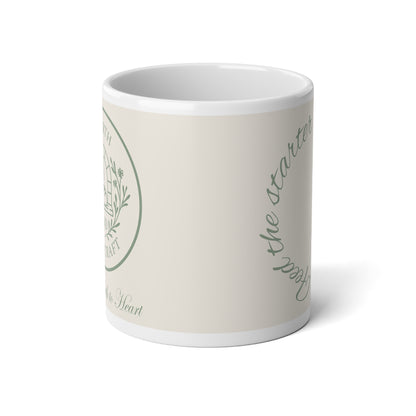 Hearth and Handcraft Logo - Feed the Starter Feed the Soul Jumbo Mug