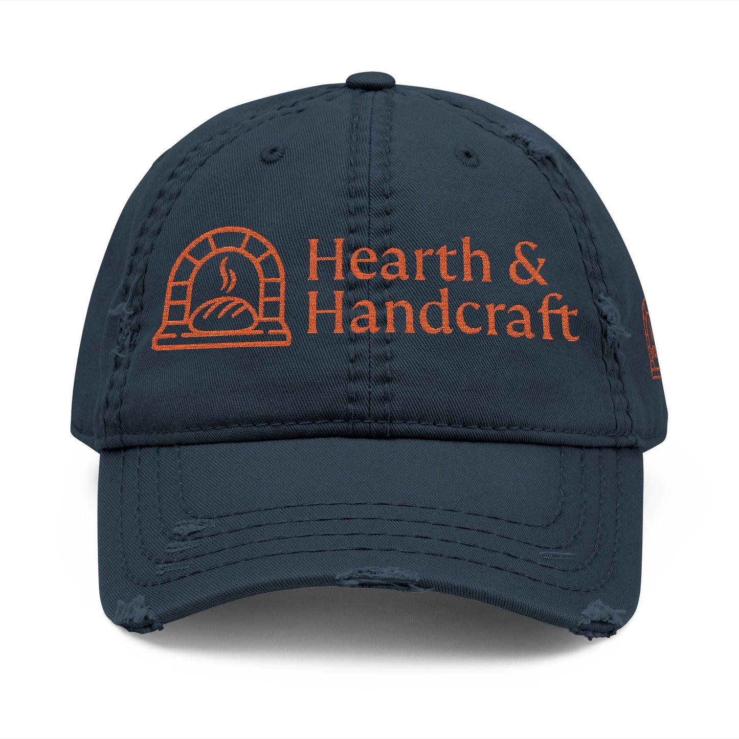 Hearth & Handcraft Vintage Logo Yam Distressed Embroidered Dad Hat