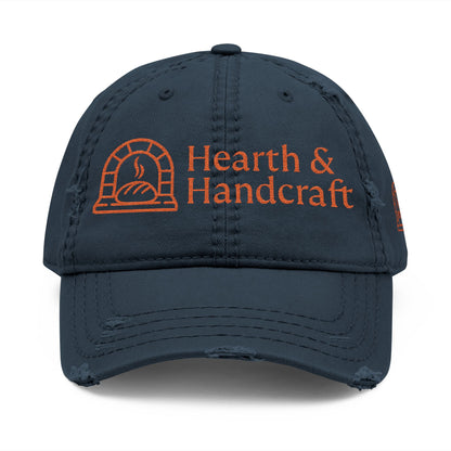 Hearth & Handcraft Vintage Logo Yam Distressed Embroidered Dad Hat