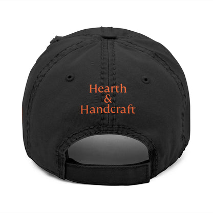 Hearth & Handcraft Vintage Logo Yam Distressed Embroidered Dad Hat