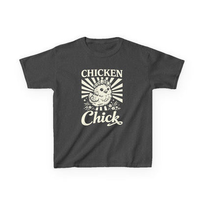 Kids T-Shirt — "Chicken Chick" Cute Retro Chick Tee for Children