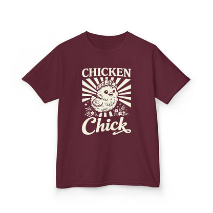 Kids T-Shirt — "Chicken Chick" Cute Retro Chick Tee for Children