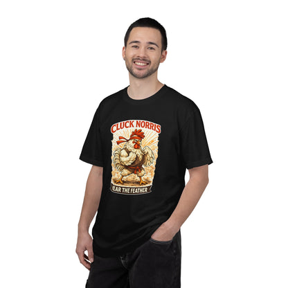 Cluck Norris "Fear the Feather" Graphic T-Shirt