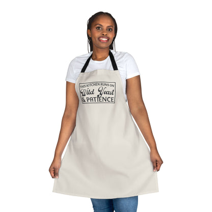 "This Kitchen Runs on Wild Yeast & Patience" Baking Apron
